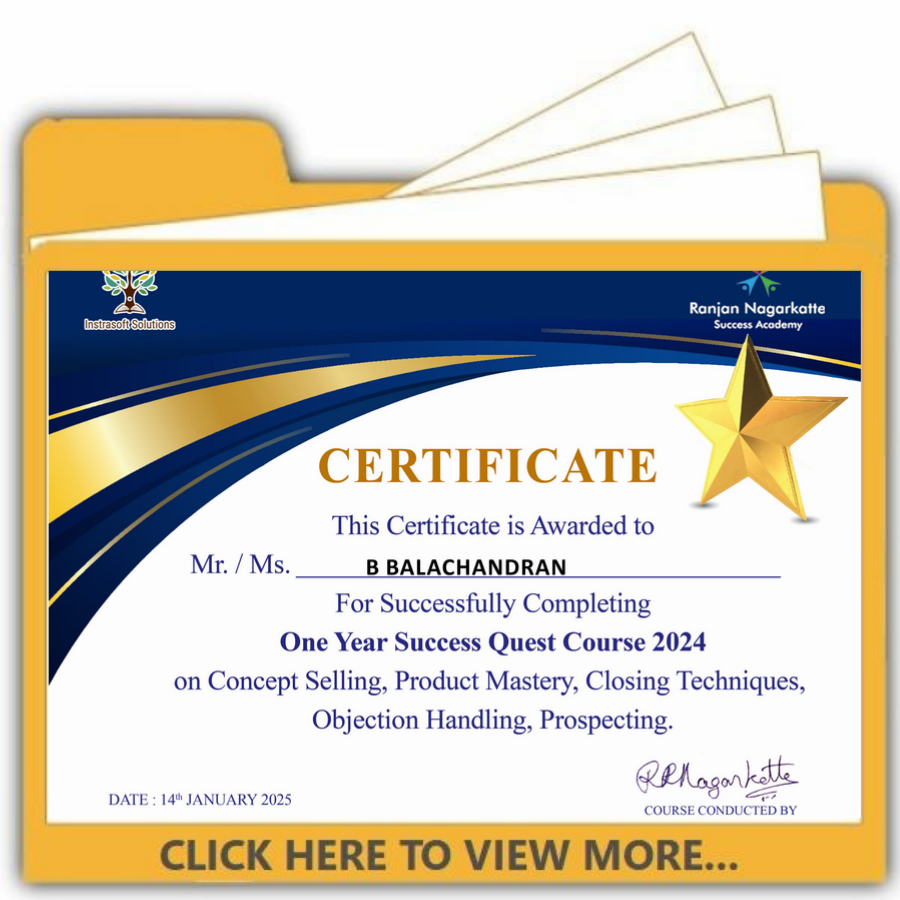 OUR CERTIFICATES