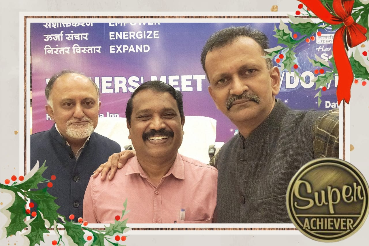 Honour the Zone Topper in NOP DO Mr.Balachandran from  Irinjalakuda Branch